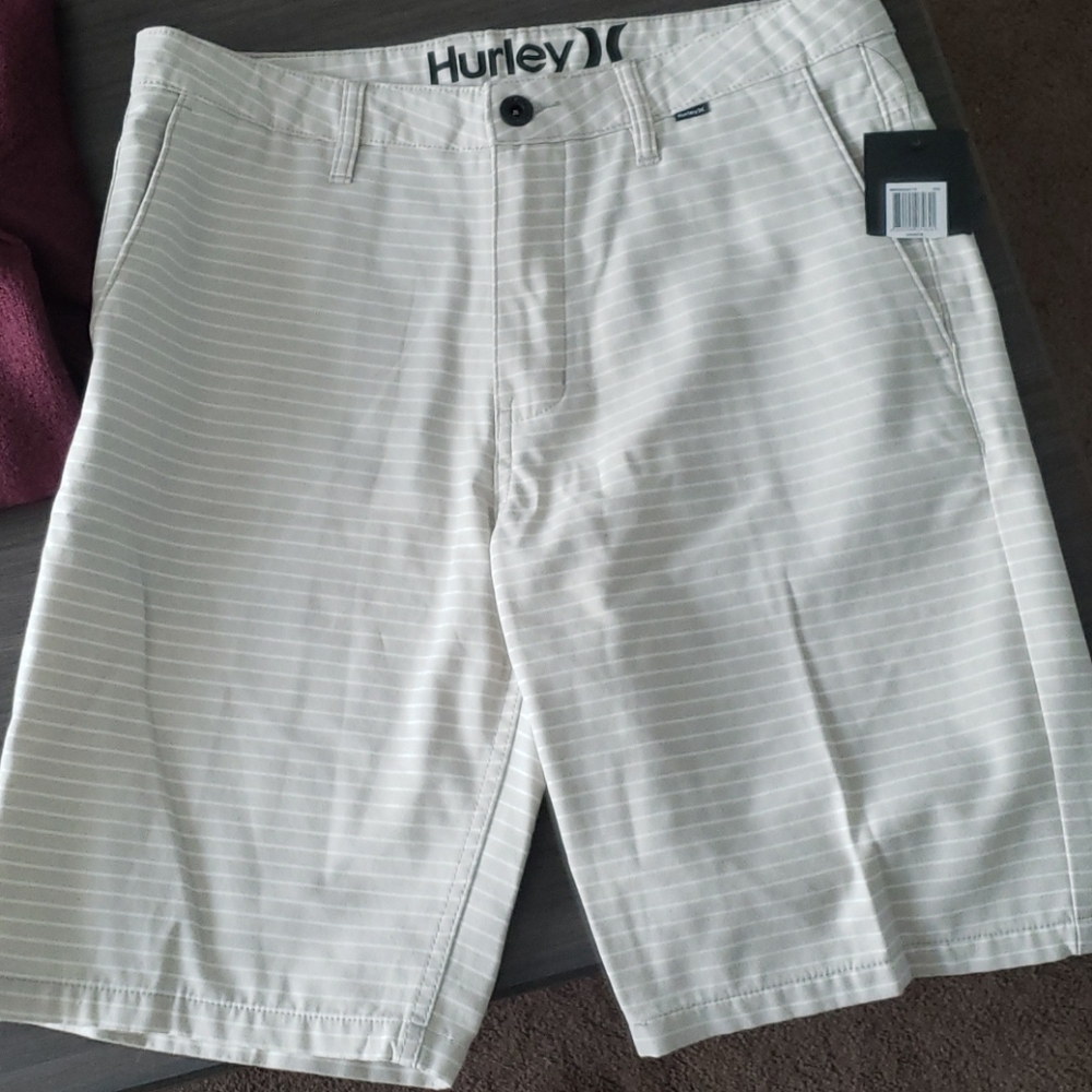 Hurley white shorts